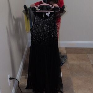 Cat & Jack Black Sequin Dress